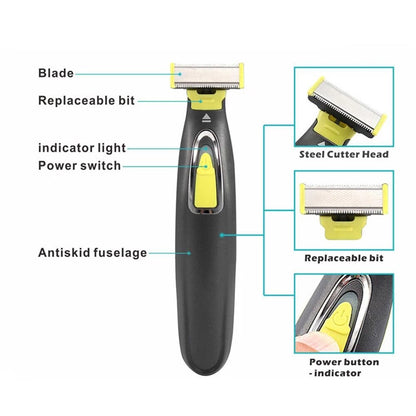 "Aquaglide" Replaceable Electric Waterproof Razor